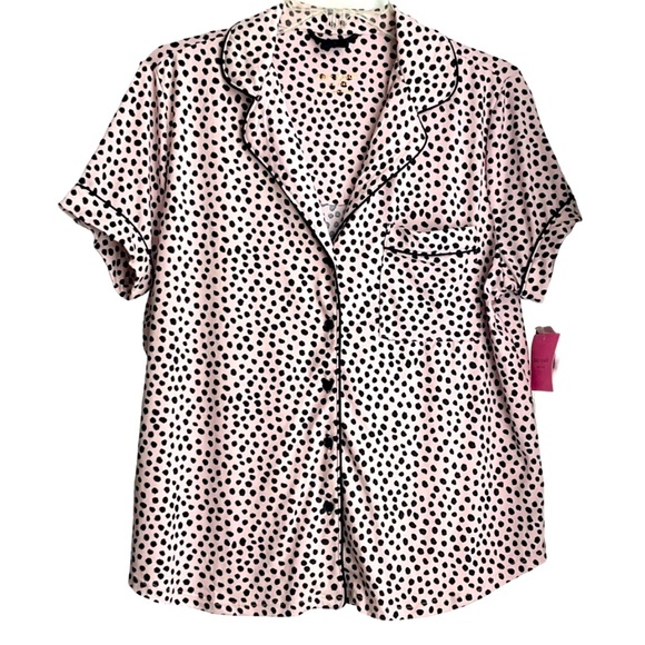 KATE SPADE NEW YORK Two-Piece Polka-Dot Pajama Set - Picture 7 of 15